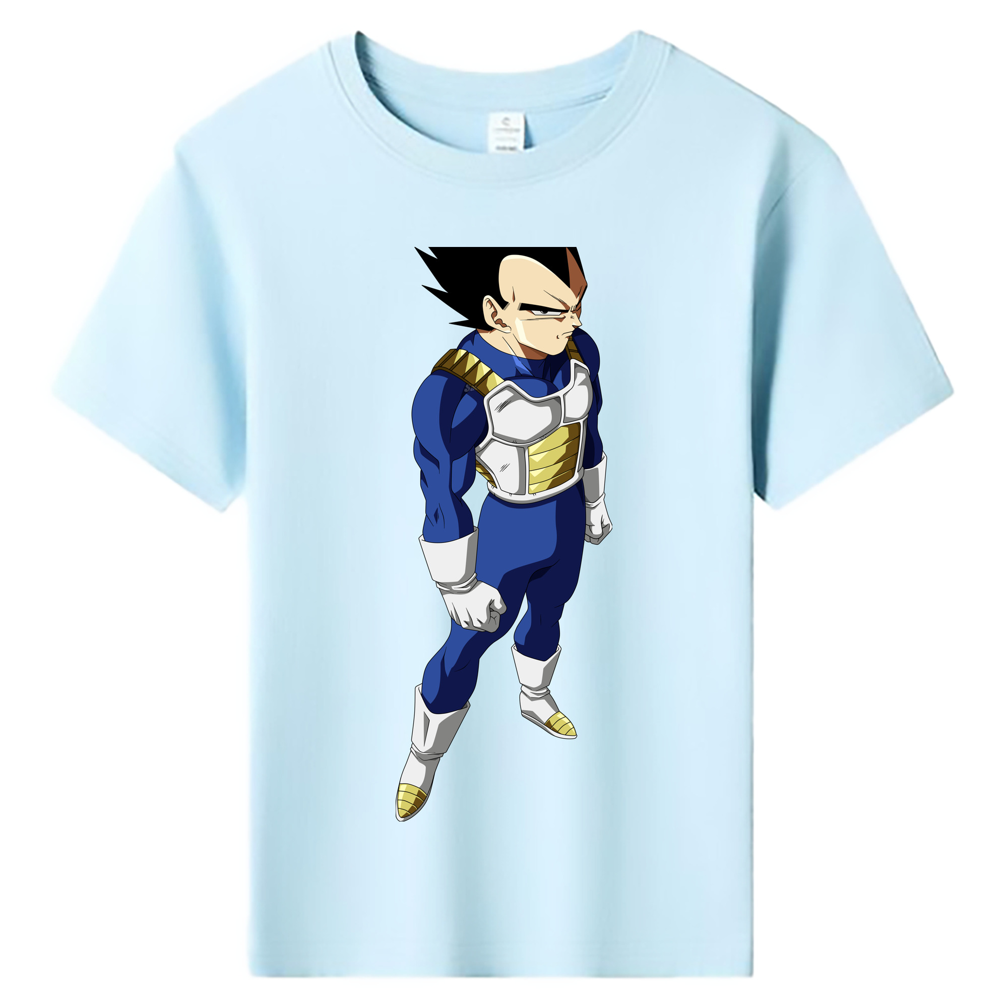 （画像用） ドラゴンボール ベジータ四世（Bejīta Yonsei）DRAGON BALL Vegeta IV 綿100％キッズTシャツ（フロントプリント）